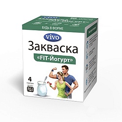 Закваска VIVO Йогурт-FIT 4*0,5гр.