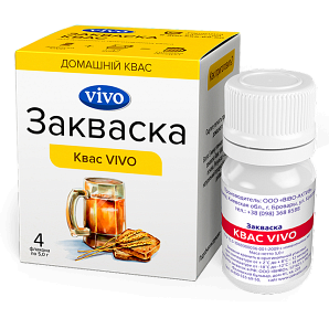 Закваска VIVO Квас 4*0,5гр.